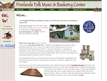 Tablet Screenshot of pinelandsfolkmusic.com